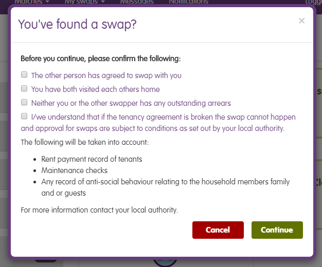 Youve found a swap form